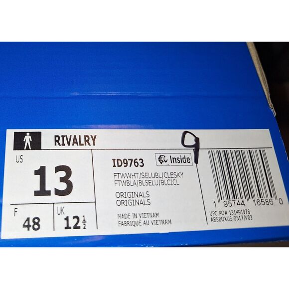 Adidas Rivalry - Men's Size 13 - NIB - Picture 2 of 6